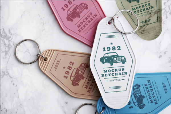 Custom Printed Key Tags — 3 Small Key Fobs
