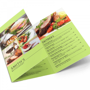 A4 Menus (297mm x 210mm)